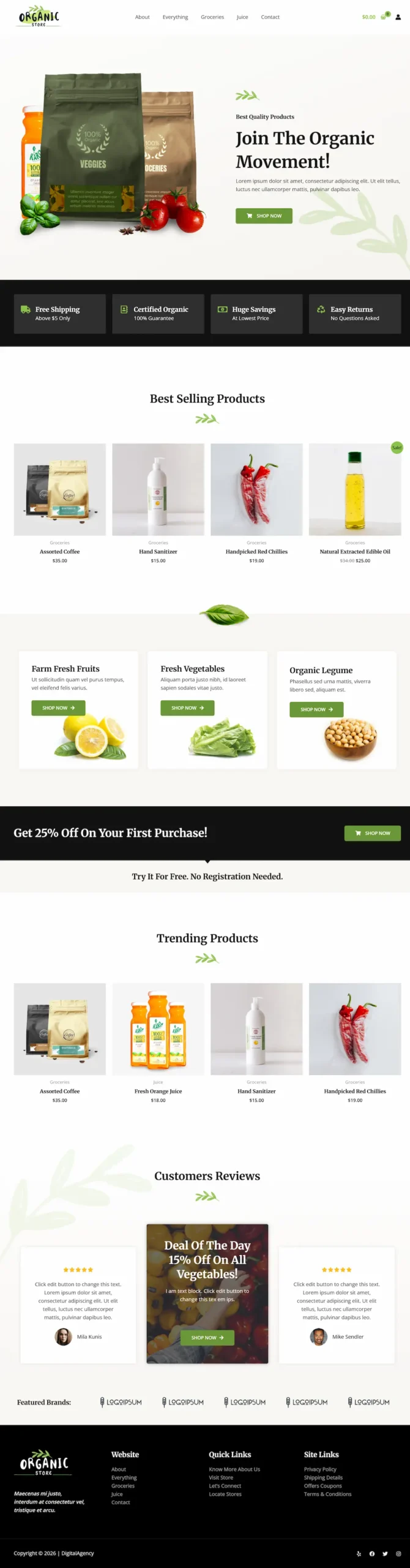 Custom ecommerce website design example by Digital Ruling, Hyderabad